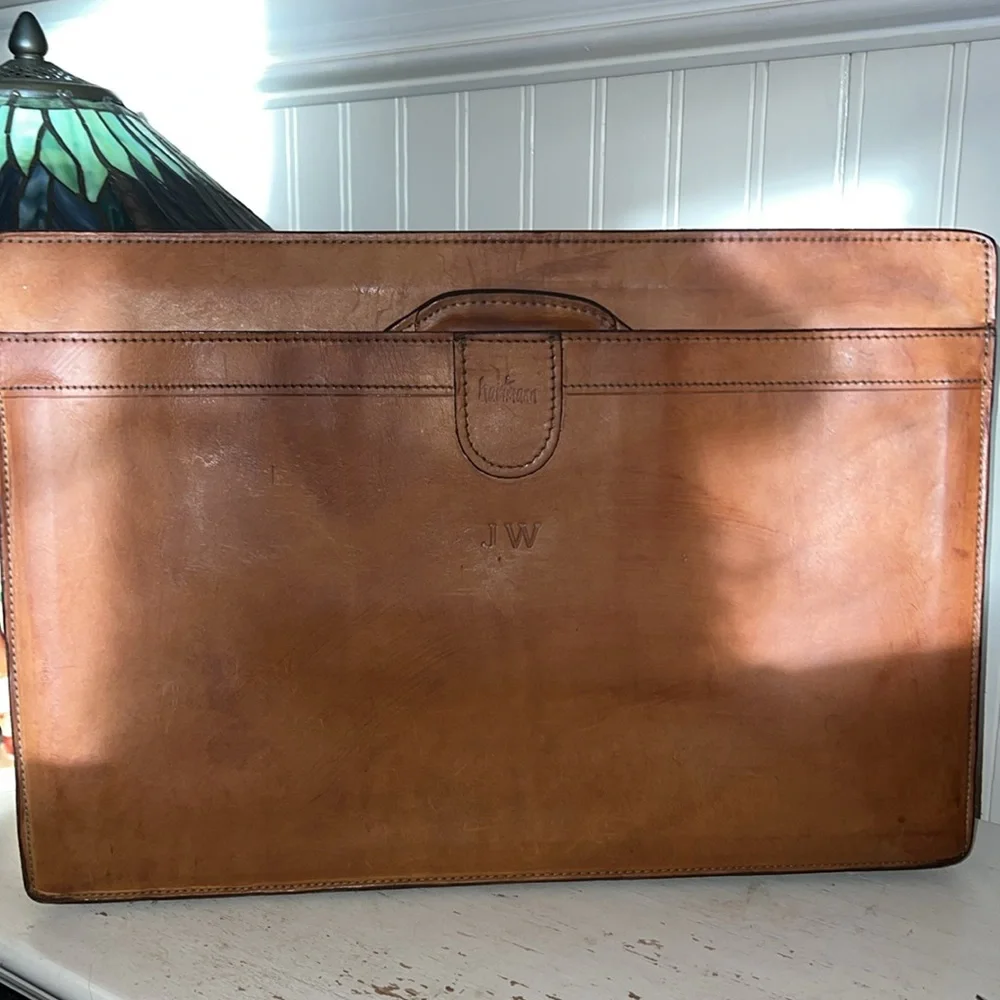 Vintage Hartmann leather briefcase